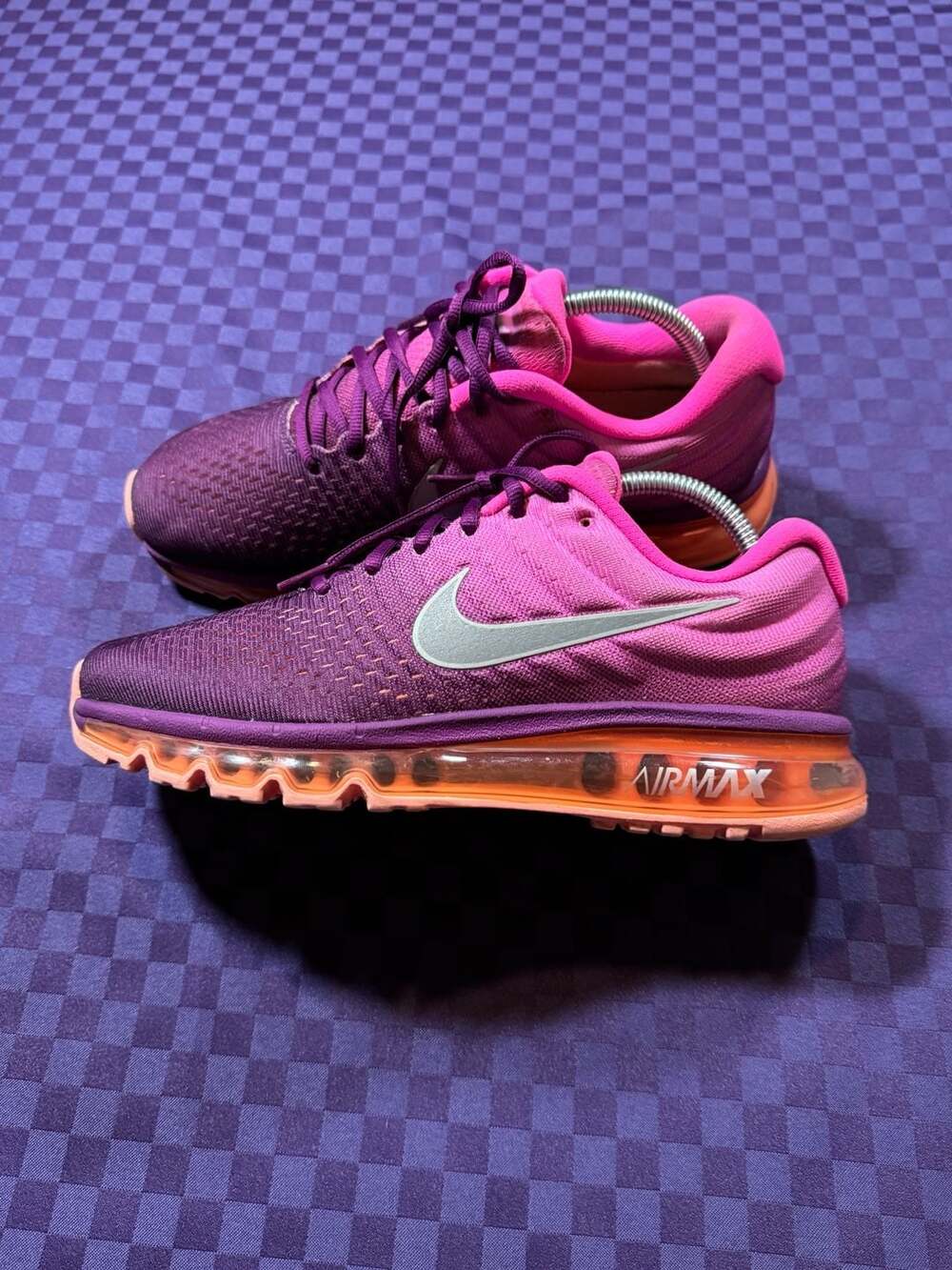 Nike Air Max 2017 Women's Running Shoes Bright Purple/Pink/Orange